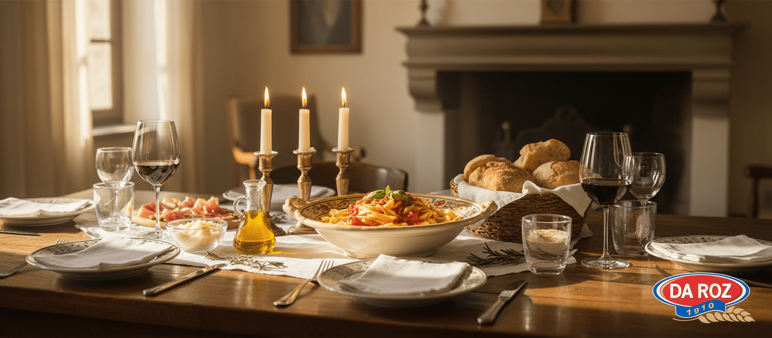 O Ritual da Mesa: Mais que uma Refeição - Massas Da Roz