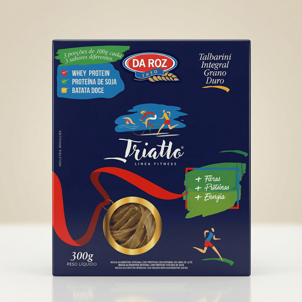 Combo Integral Triatlo Da Roz – 6un. | Linea Fitness 300g - Massas Da Roz