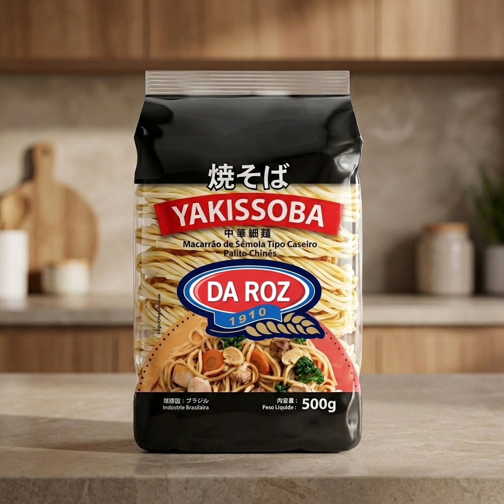 Combo Yakissoba Da Roz – 6un. | Massa Tipo Caseiro 500g